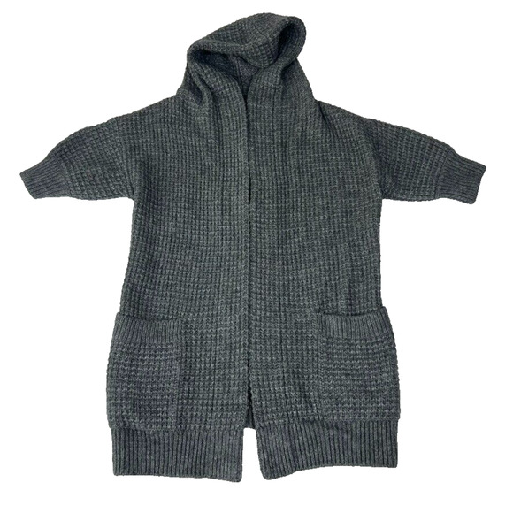 Vince Cardigan Sweater Womens XS Gray Alpaca Wool Pockets...
